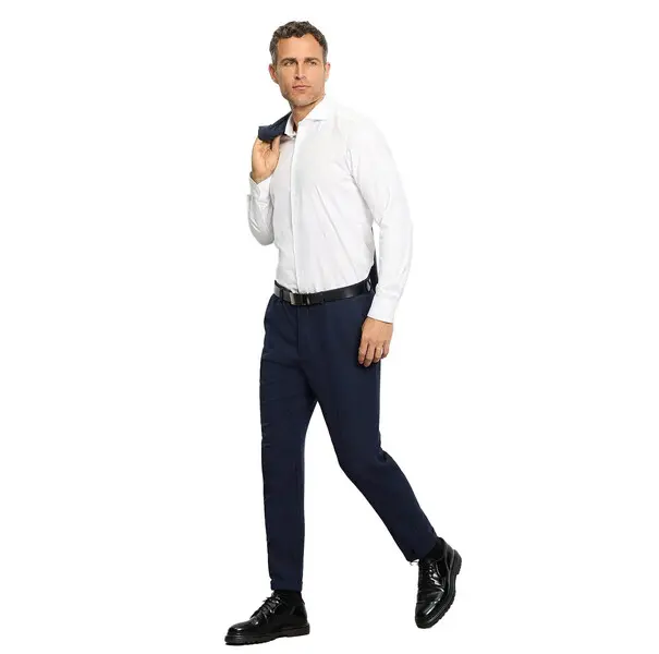 Body Fit Cutaway Long Sleeves Shirt 3 Image