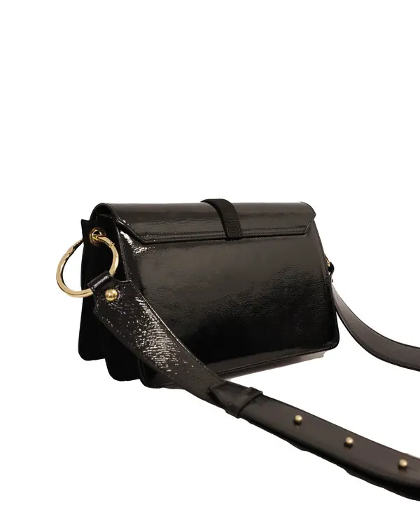 Boxy Printed Leather Crossbody Bag 2 Image