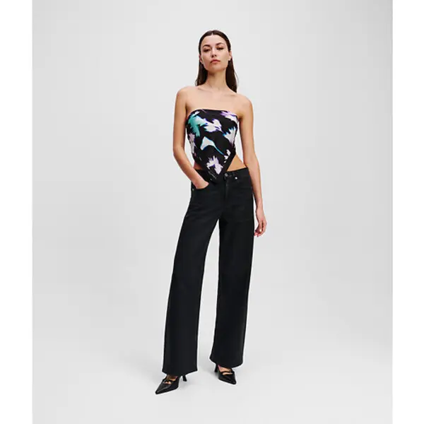 Regular Waist Wide Leg Jeans  3 Image