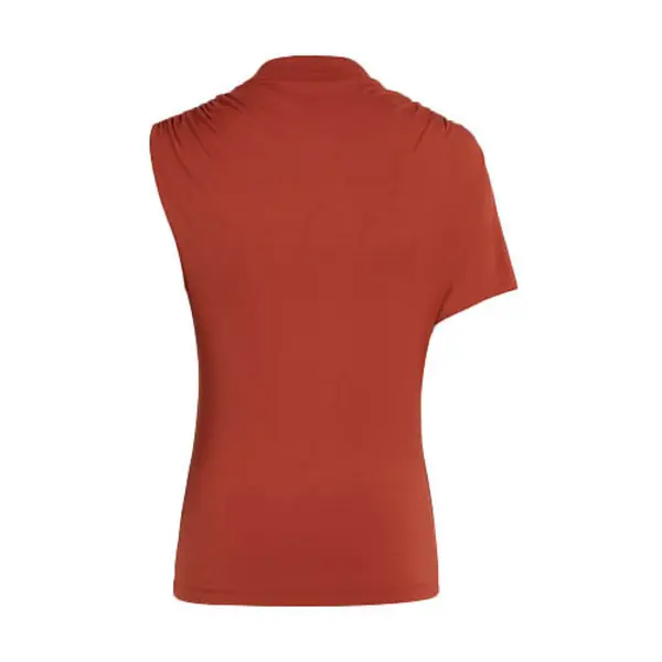 Asymmetric Mock-Neck Top 1 Image