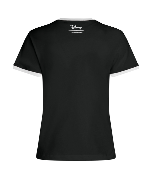 T-Shirt with Contrast Trim and Print 1 Image