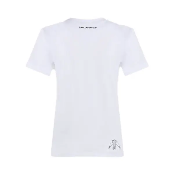 Graphic T-Shirt with Fashion Sketch Print 1 Image