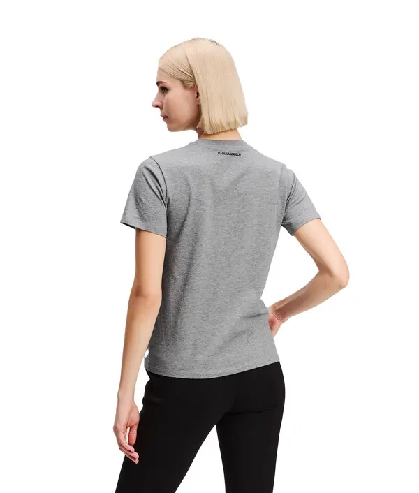 Short Sleeve T-shirt with Arch Logo Print 3 Image