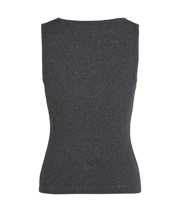 Ribbed V-Neck Tank Top 1 Image