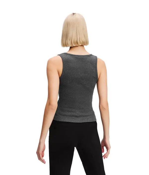 Ribbed V-Neck Tank Top 5 Image