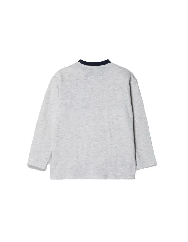 Long-sleeved T-shirt with XL A Letters 1 Image