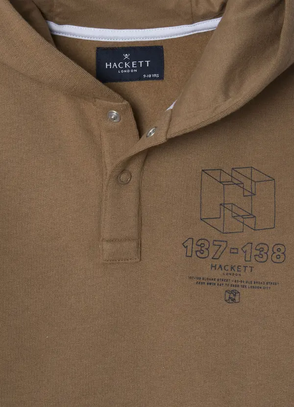 Branded H Graphic Hooded Sweatshirt 2 Image