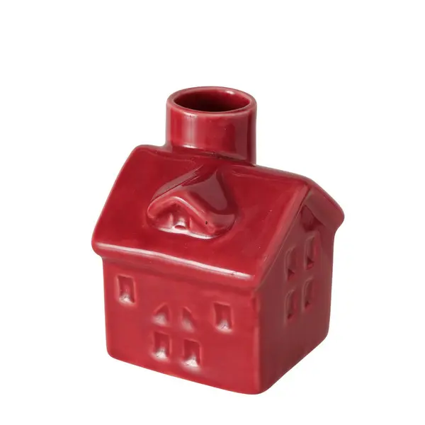 Candle holder Kenil, 4 ass., House, H 8,5 cm, L 6,5 cm 1 Image