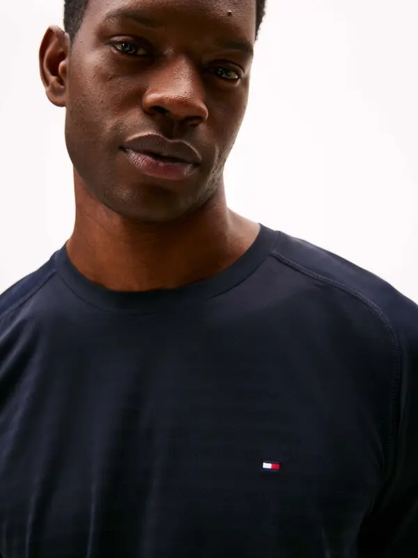 Performance Anti-Wrinkle Jacquard T-Shirt 1 Image