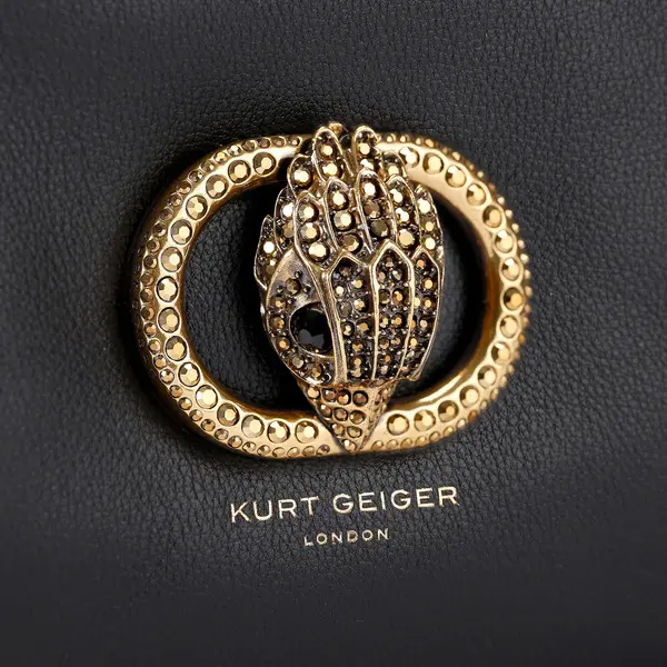 Leather Hobo Bag with Logo 3 Image