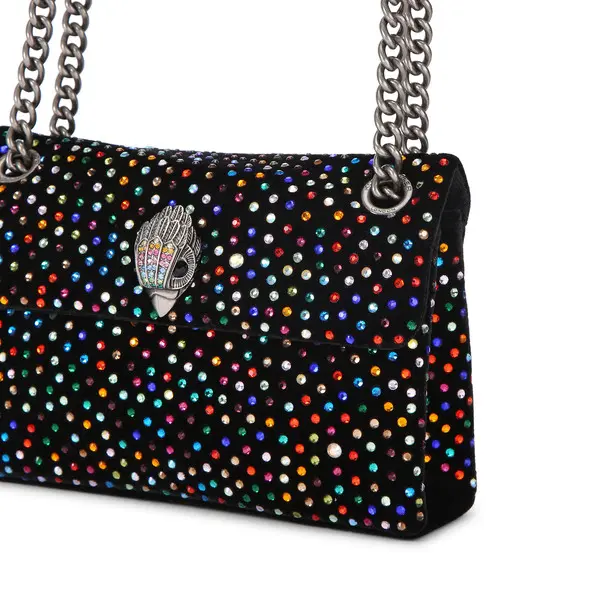 Multicolored Rhinestone Embellishment Crossbody Bag 3 Image