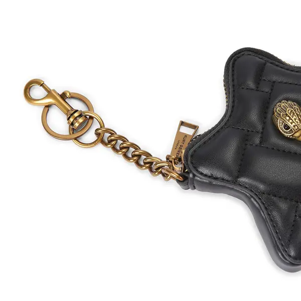 Kensington Leather Star Key Chain 1 Image