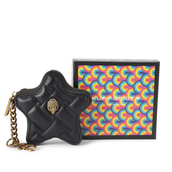 Kensington Leather Star Key Chain 2 Image