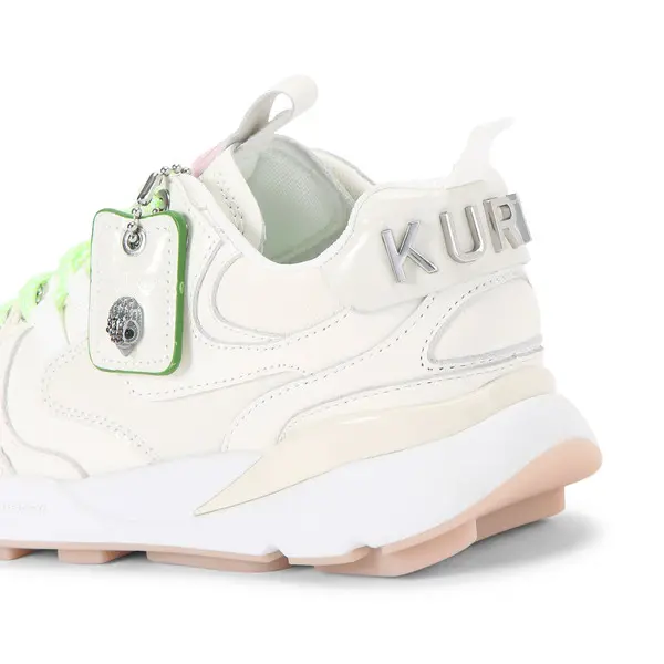Chunky Sneaker with Neon Green Laces 2 Image