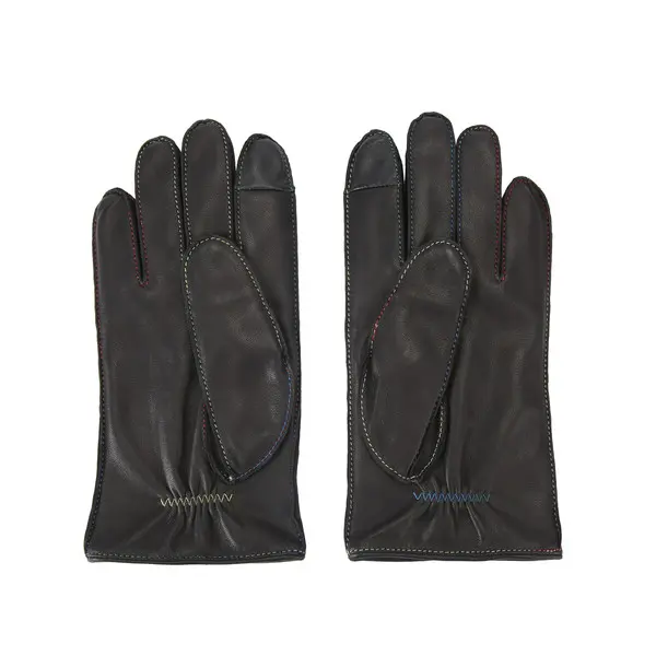 Leather Driving Gloves with Eagle Head Emblem 1 Image