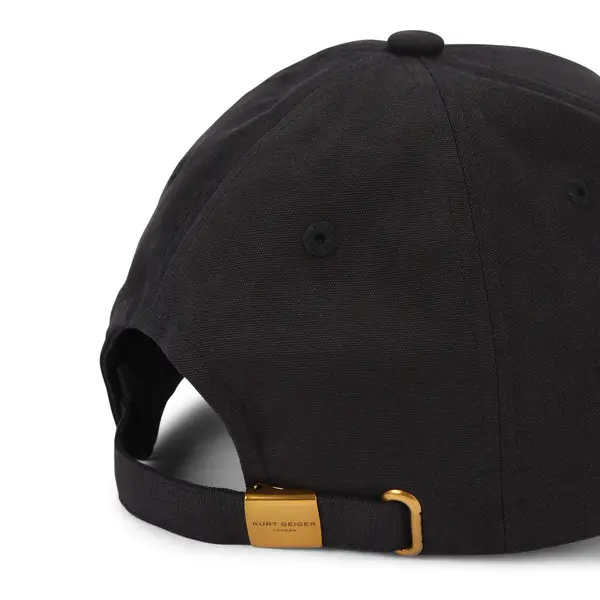 Vibrant Multicolor Script Logo Black Baseball Cap 2 Image