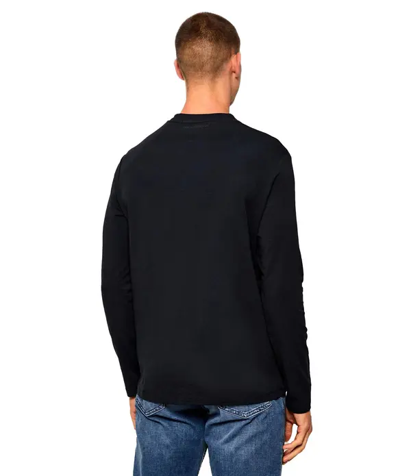 Long-Sleeve T-Shirt with Chest Logo 1 Image