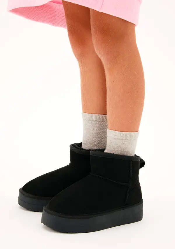 Straight Cut Suede Ankle Boots 4 Image