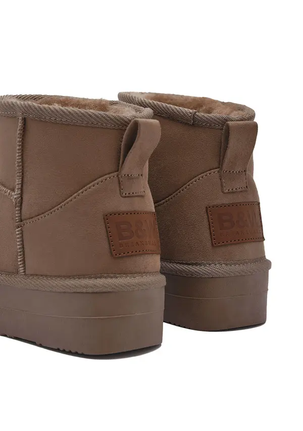 Straight Cut Suede Ankle Boots 2 Image