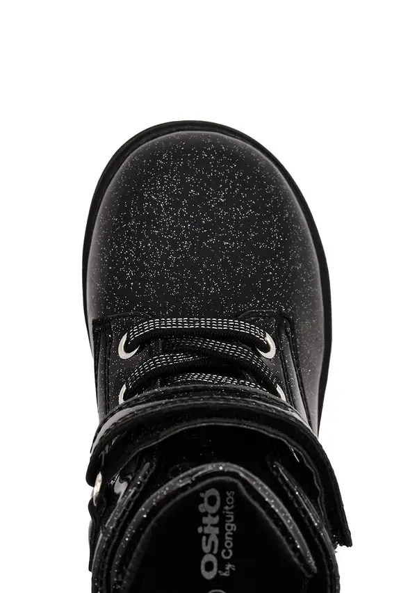 Sparkle Lace-Up Boot with Easy-Close Strap 1 Image