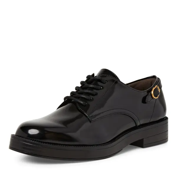 Patent Leather Lace Up Derby 3 Image