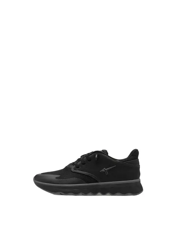 Monochrome  Lace-Up Trainer 2 Image