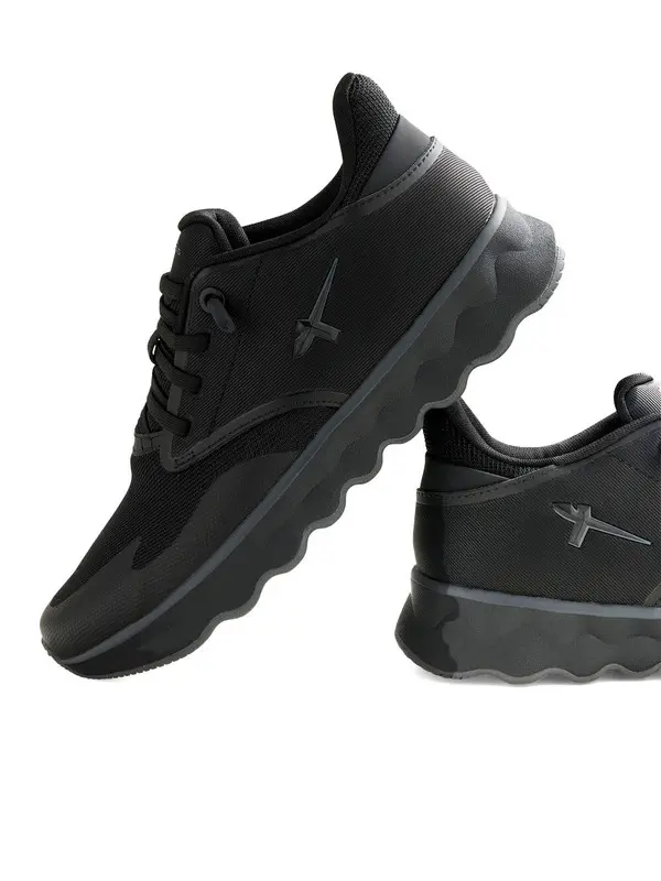Monochrome  Lace-Up Trainer 3 Image