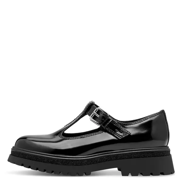 Patent Leather Platform T-Bar Loafer 1 Image