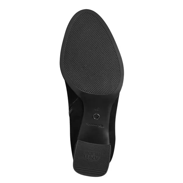 Suede Pull-On Boot with Block Heel 2 Image