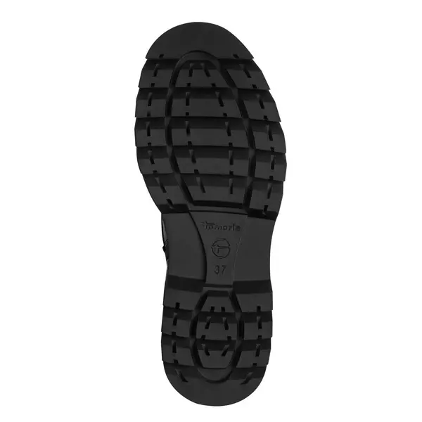 Leather Combat Boot with Sparkle Laces 2 Image