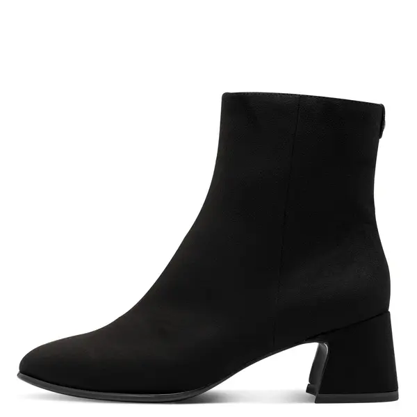 Suede Effect Block Heel Ankle Boot 2 Image