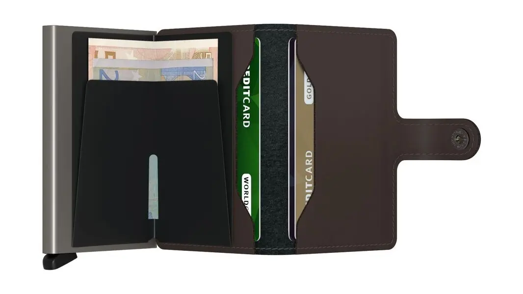 Matte Mini Wallet - Truffle 1 Image