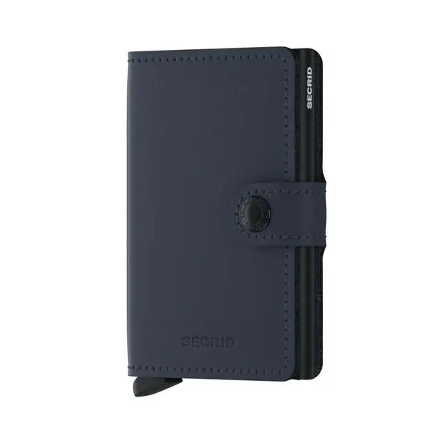 Night Blue Matte Mini Wallet 1 Image