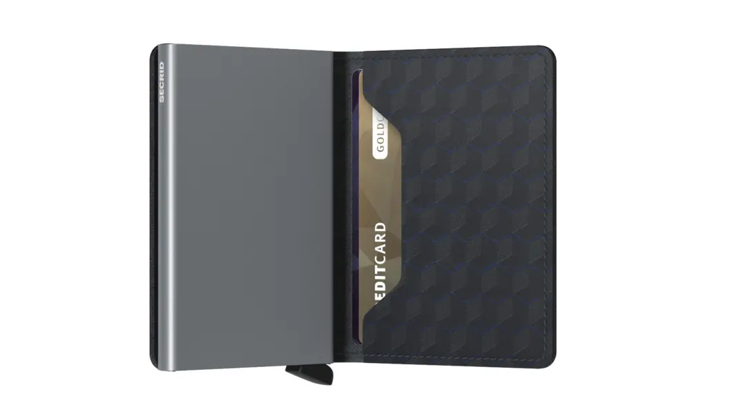 Black Slim Wallet 1 Image