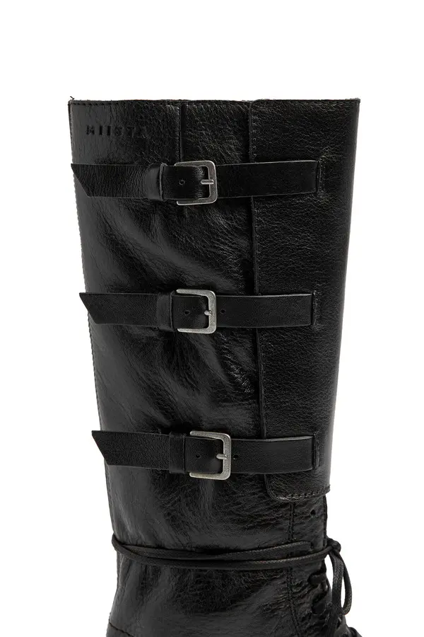 Sigrid Multi Belts Leather Tall boots 1 Image