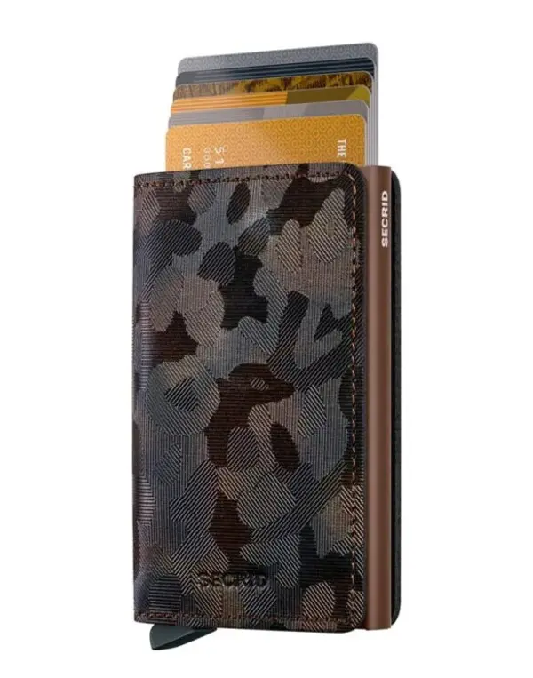 Slim Wallet Jungle Brown 3 Image