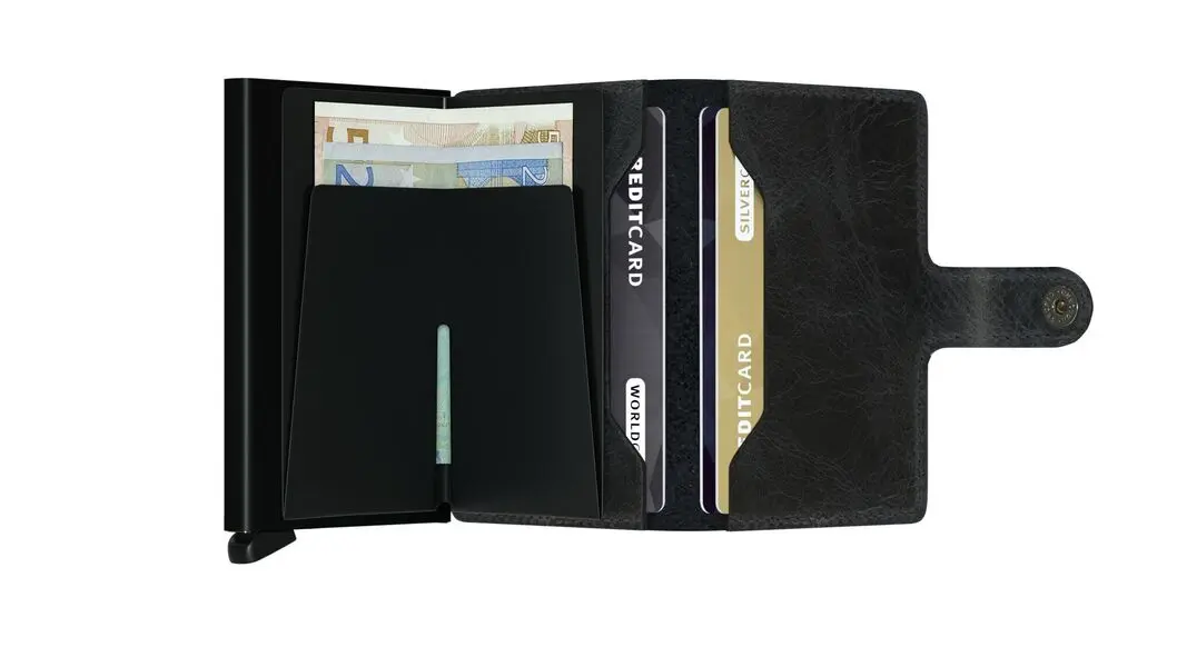 Slim Aluminium Mini Wallet Vintage 2 Image