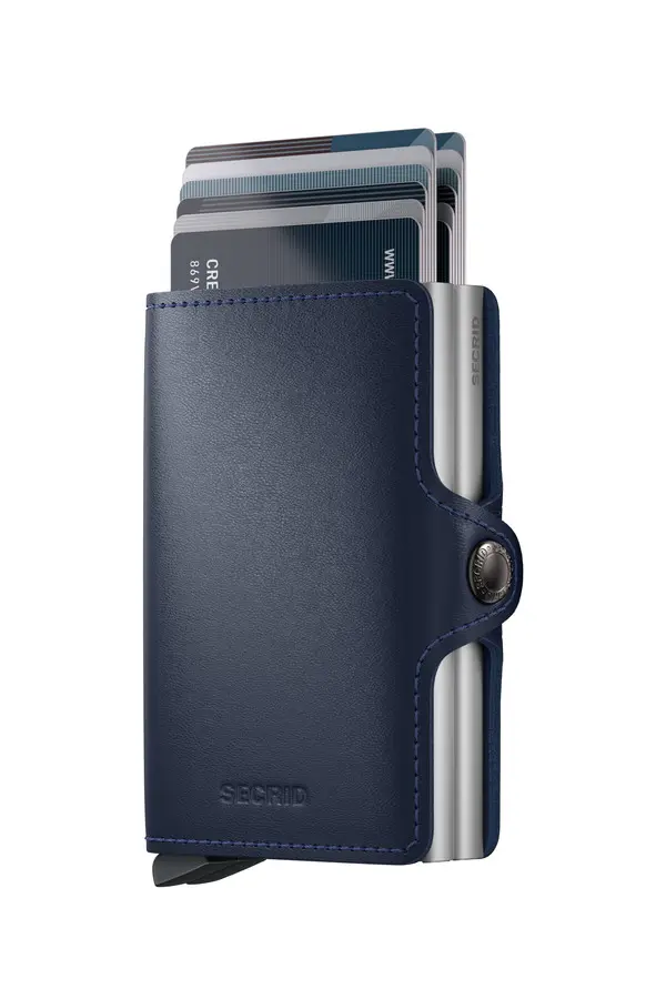 Twin Wallet - Navy 1 Image