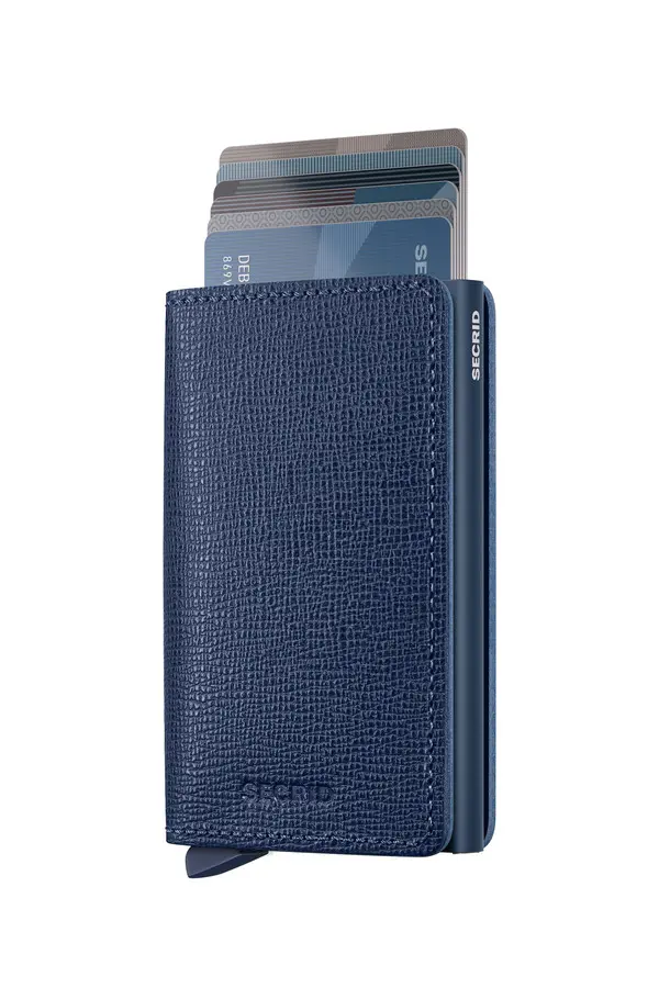 Crisple Slim Wallet - Navy 1 Image