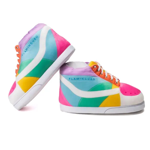 Multi-Color High-Top Sneaker Slipper 2 Image