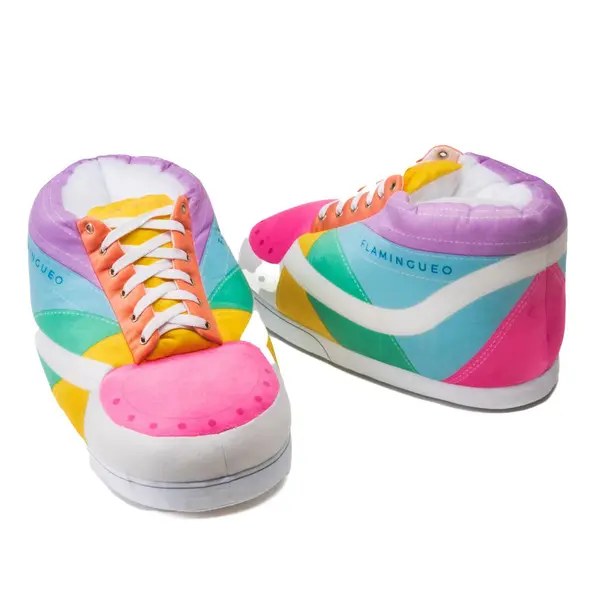 Multi-Color High-Top Sneaker Slipper 3 Image