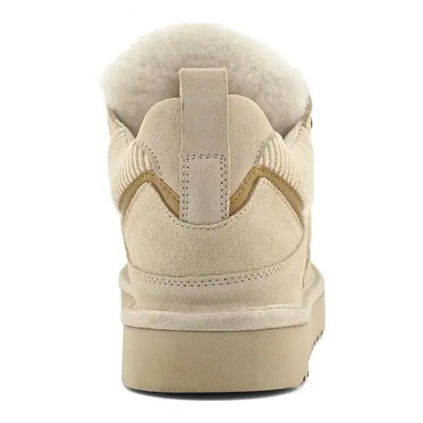Lace-Up Shearling-Lined Low-Top Sneakers 2 Image
