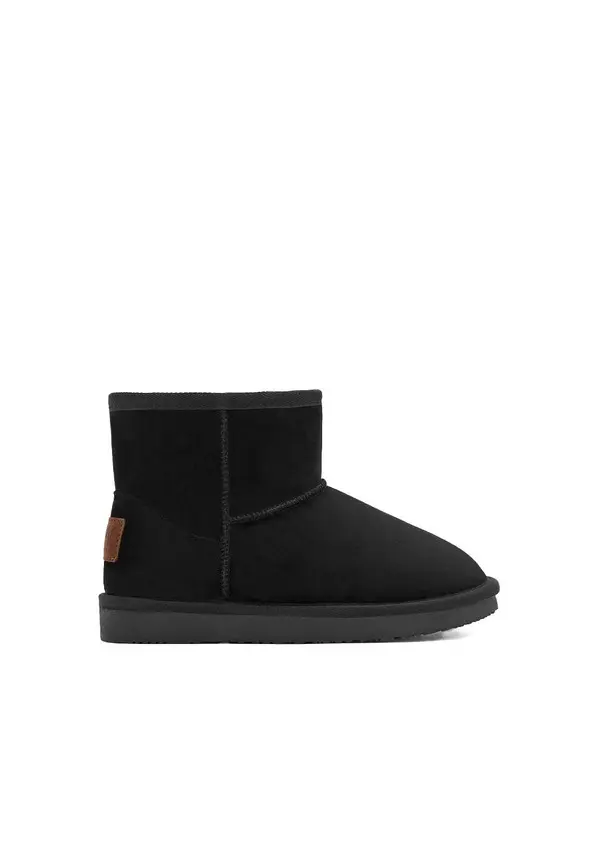 Classic Suede Ankle Winter Boots 3 Image