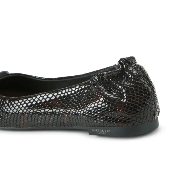 Snake Printed Chelsea Ballerinas 2 Image