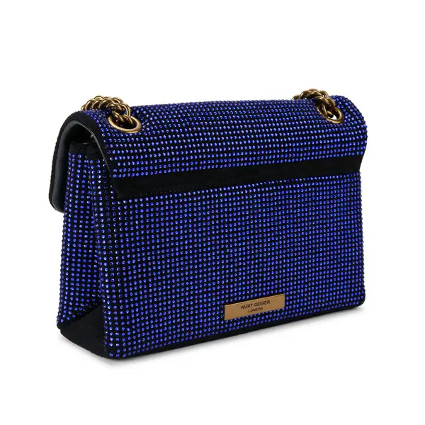 Embellished Small Kensington Crossbody Bag with Gold Chain 2 Image