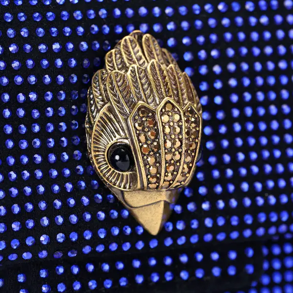 Embellished Small Kensington Crossbody Bag with Gold Chain 3 Image