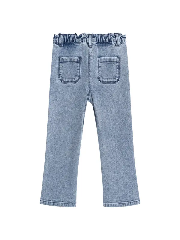 Light Blue Wide Jeans 1 Image