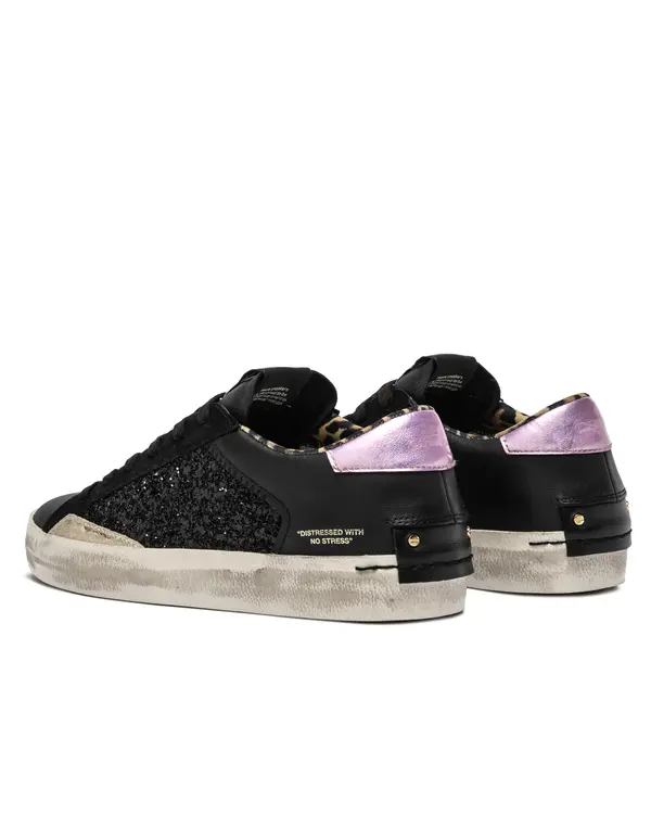 Distressed Black Spark Sneakers 5 Image