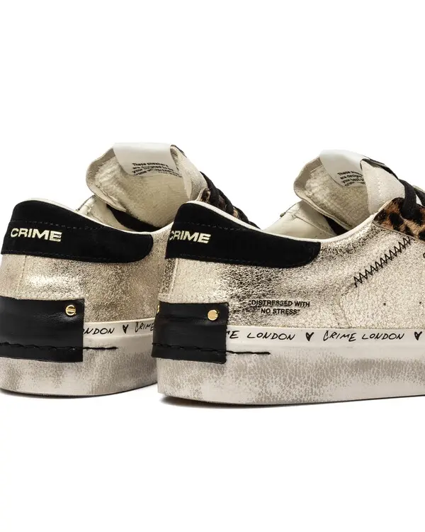 Distressed Platform Sweet Like Honey Sneakers 1 Image