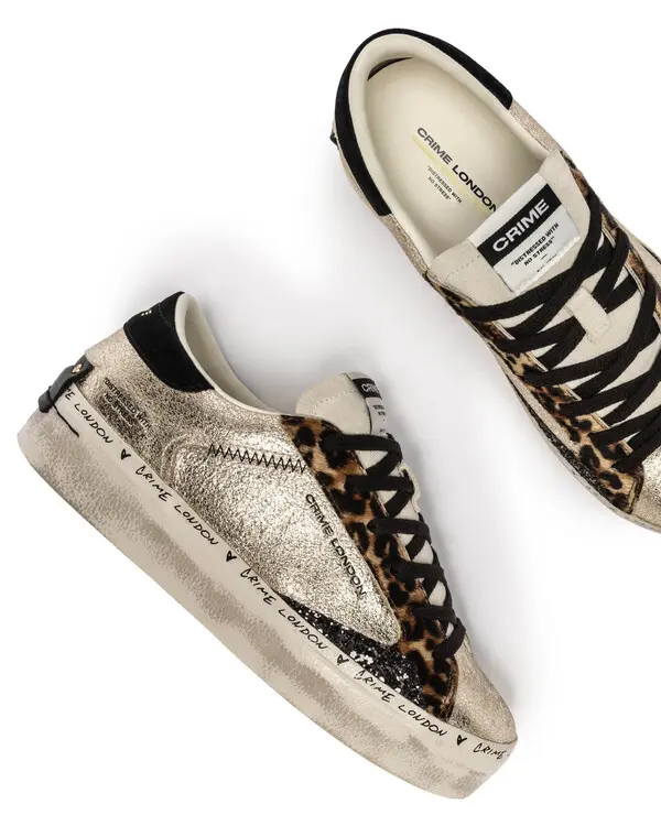 Distressed Platform Sweet Like Honey Sneakers 2 Image